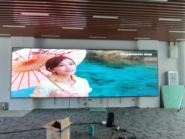 惠阳P1.53led小间距屏安装案例